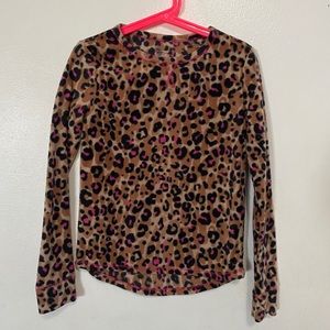 Girls Cuddle duds leopard fleece 💰
